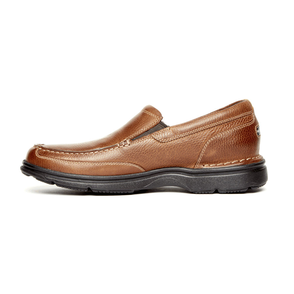 Slip-Ons Rockport Hombre Mexico - Prowalker Eureka Plus Marrom - PGLSO4203